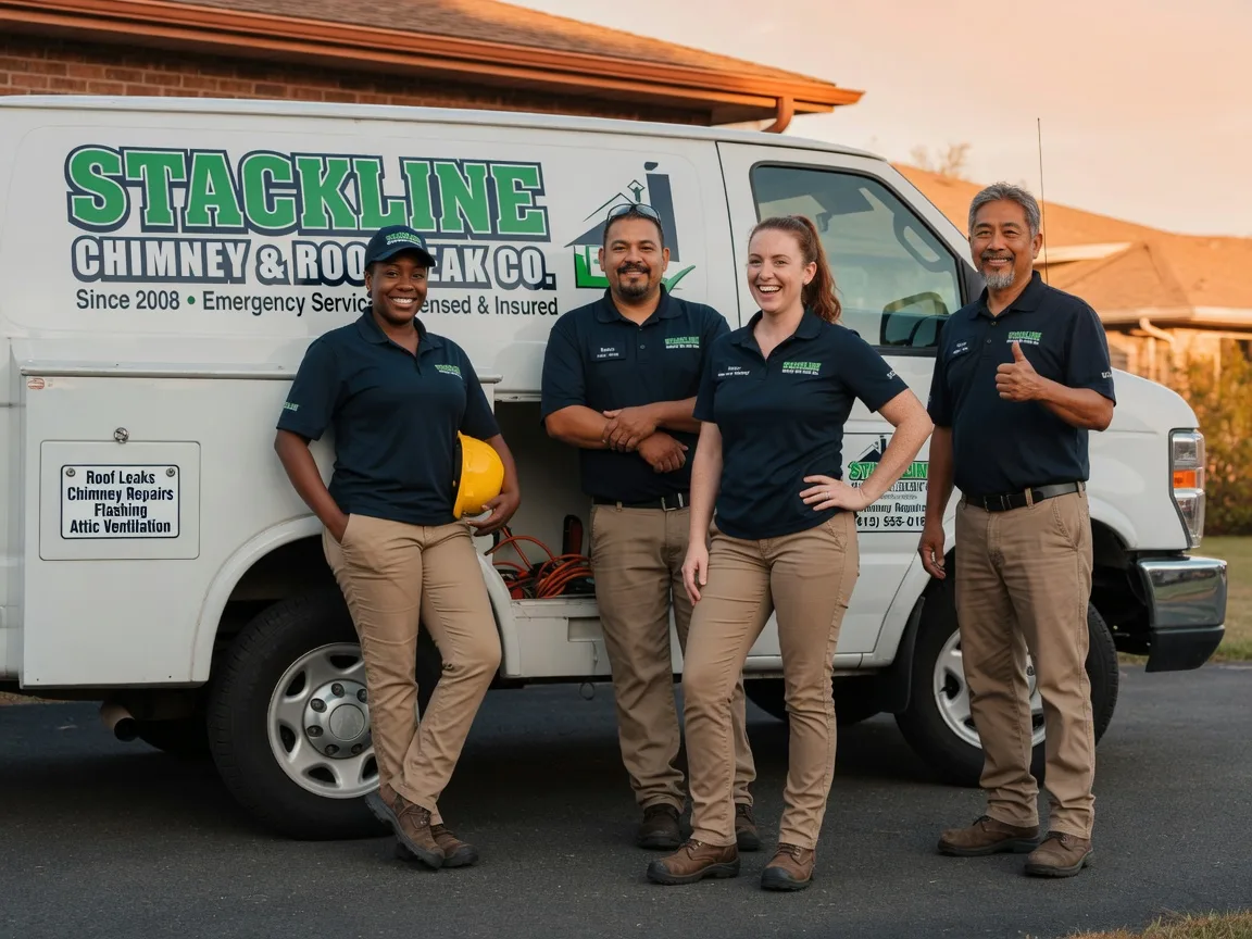 Chimney flashing repair company in Mutual, OK